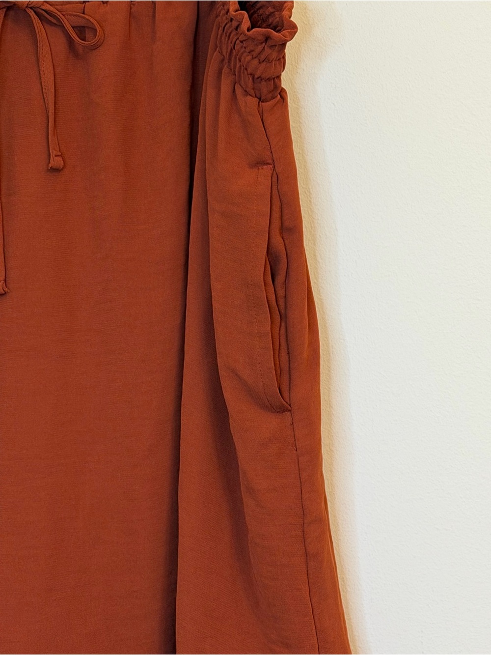 296. Simply Vera Vera Wang Rust Pull On Shorts Women’s XL - Picture 4 of 6